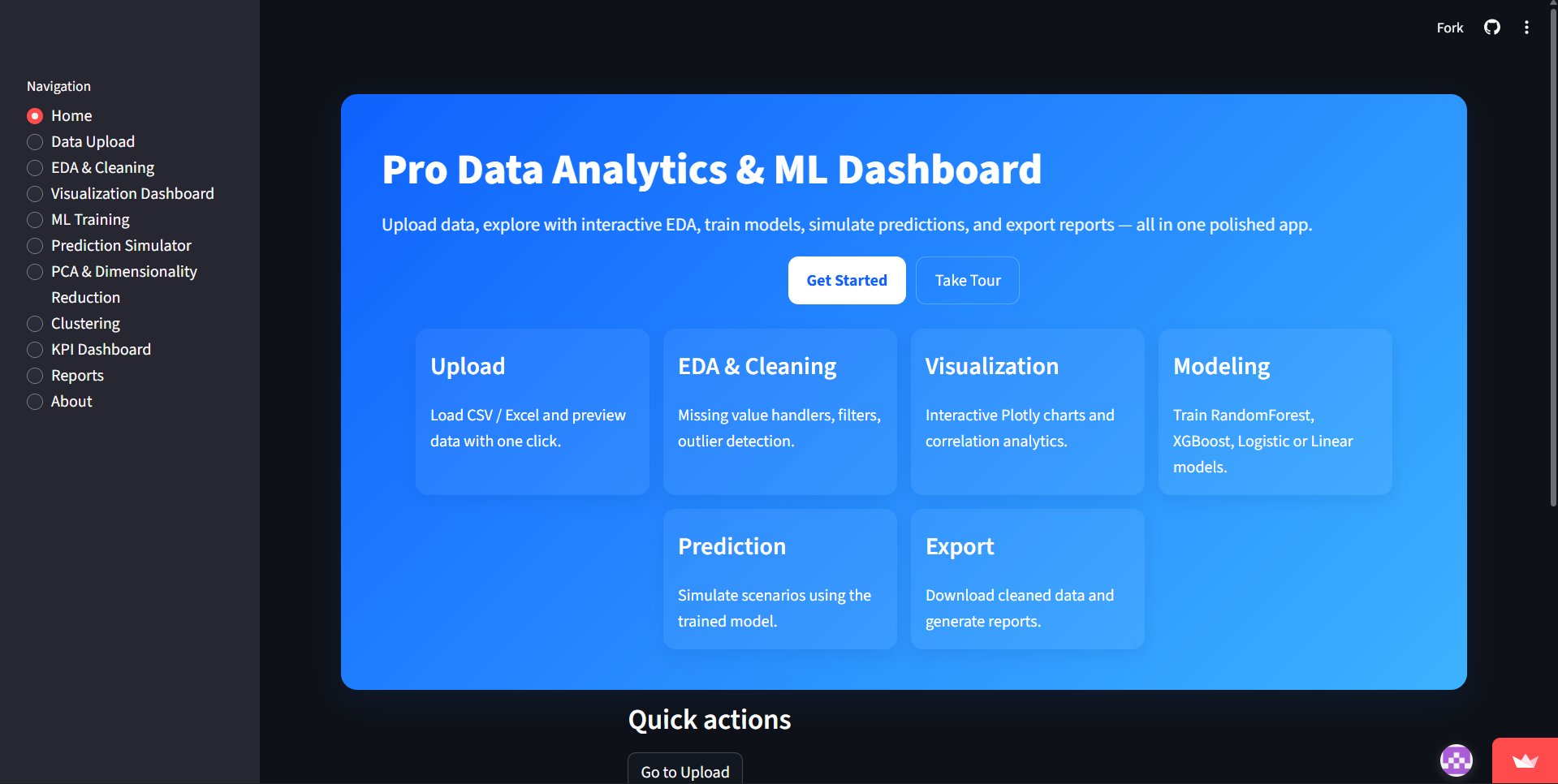 Datfily - Data analytics